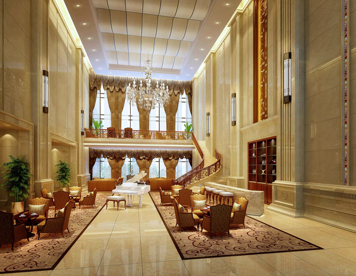 銀行寫字樓會所裝修設計效果圖