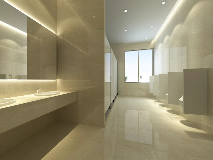 地鐵指揮中心辦公室洗手間裝修設計效果圖