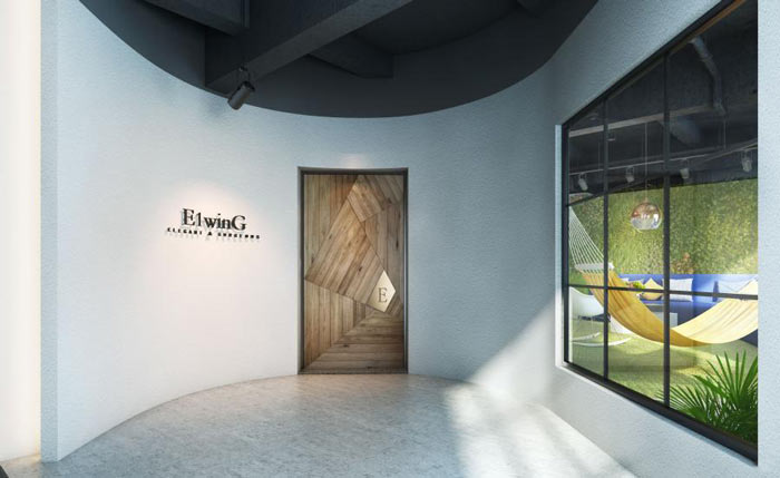 女裝公司辦公室休息區裝修設計效果圖