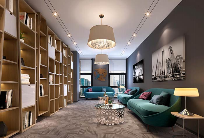 光電科技公司辦公室裝修設(shè)計(jì)效果圖