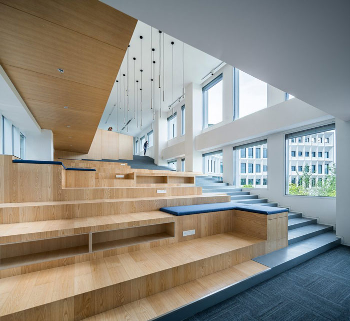 集團總部辦公樓休閑空間設計效果圖