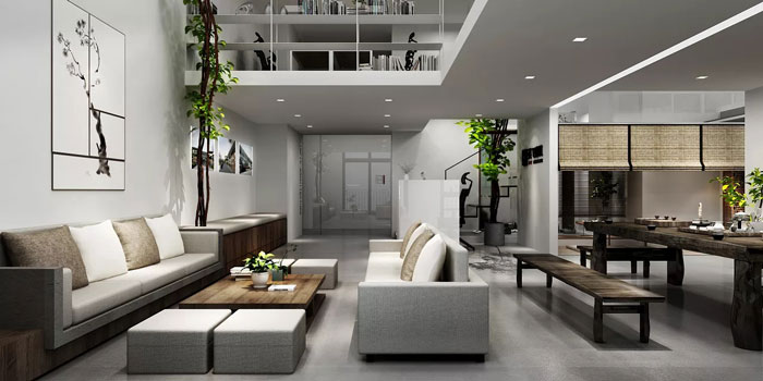 loft風格辦公室休息區裝修設計效果圖