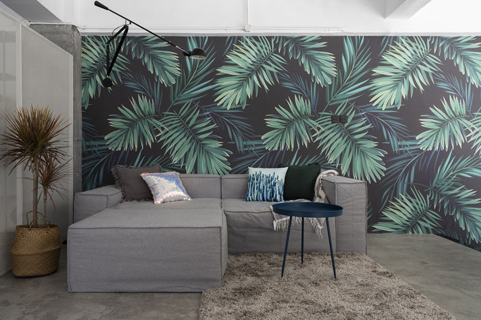 家居公司辦公室二樓休息區裝修設計效果圖