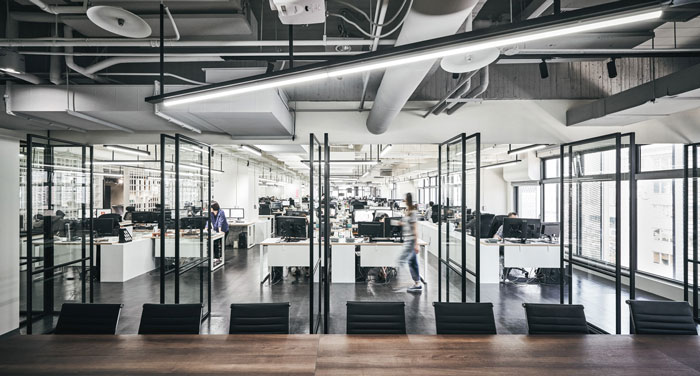 科技公司辦公室辦公區裝修設計效果圖