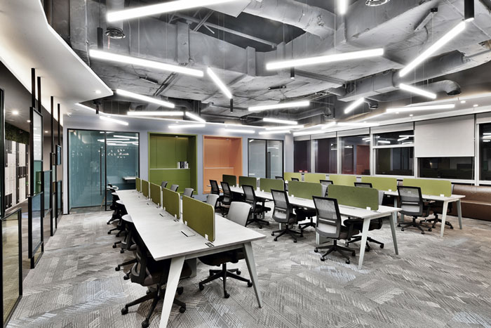 聯(lián)合辦公空間辦公區(qū)裝修設(shè)計(jì)效果圖