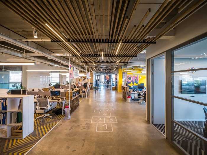 軟件開發公司辦公室辦公區裝修設計實景圖