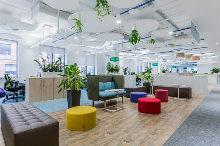 寵物食品公司辦公室休息區裝修設計效果圖