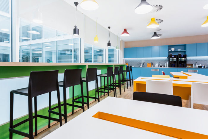 寵物食品公司辦公室吧臺裝修設計效果圖