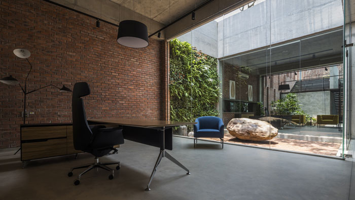 工廠總經理辦公室裝修設計效果圖