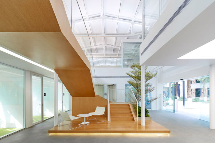 廠房辦公樓接待區裝修設計效果圖