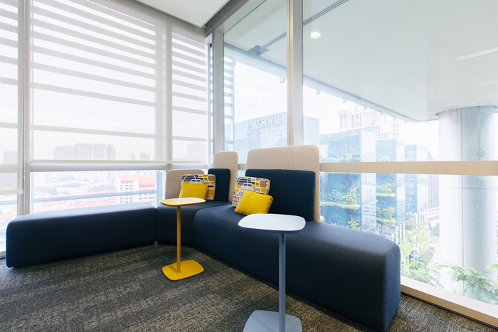 能源公司辦公室接待區裝修設計效果圖