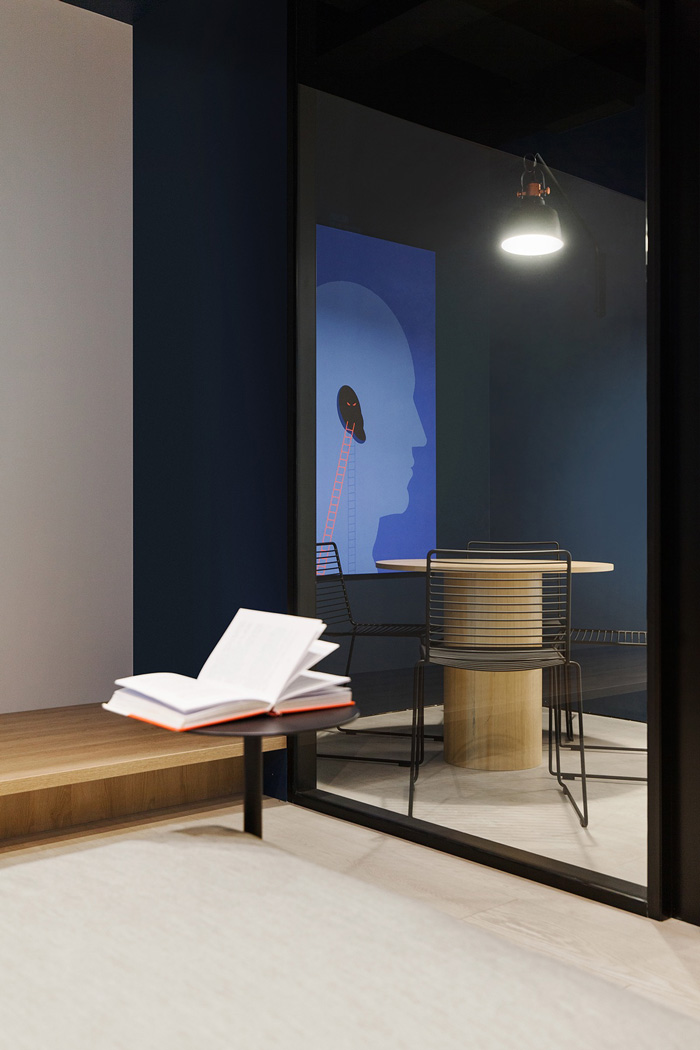 教育公司辦公室閱讀區裝修設計效果圖