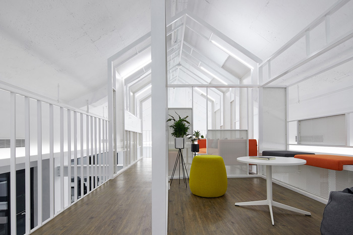 辦公大樓休息區裝修設計效果圖