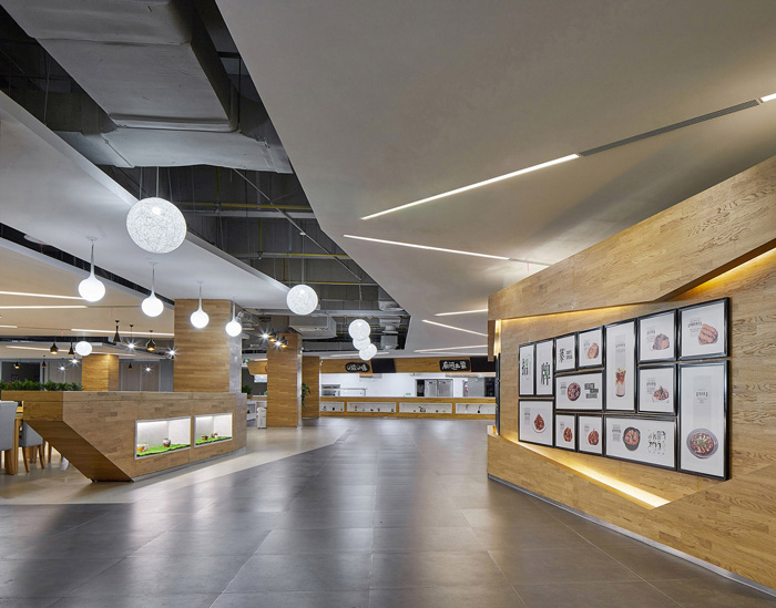 辦公樓餐廳裝修設計效果圖