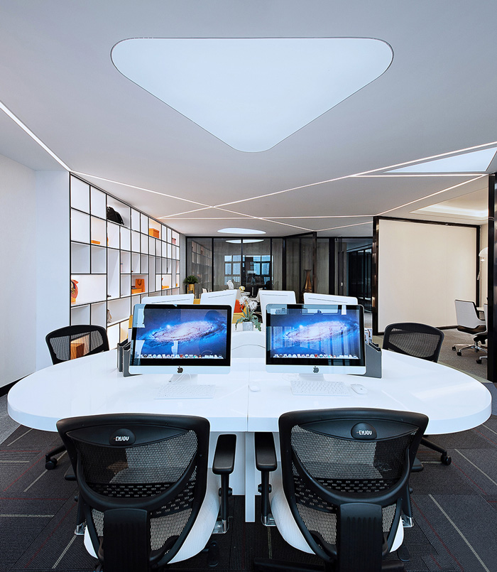 奢侈品公司辦公室辦公區裝修設計效果圖