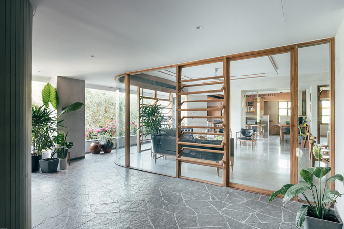 律師事務所入口過道裝修設計效果圖