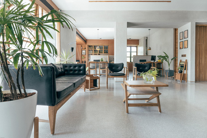 律師事務所接待區裝修設計效果圖