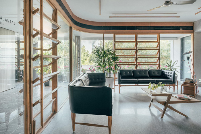 律師事務所接待區裝修設計效果圖