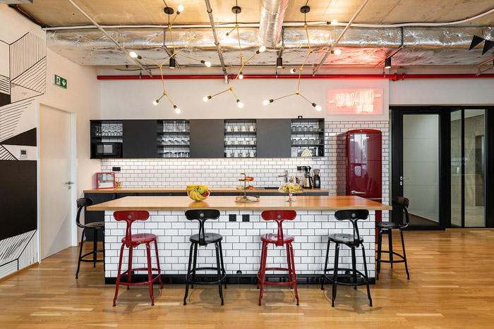 軟件開發公司辦公室茶水間設計效果圖