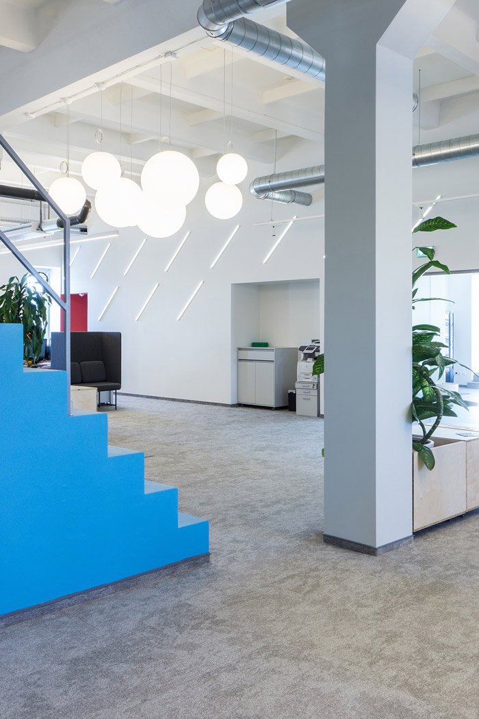 工業閣樓loft辦公室打印區裝修設計效果圖