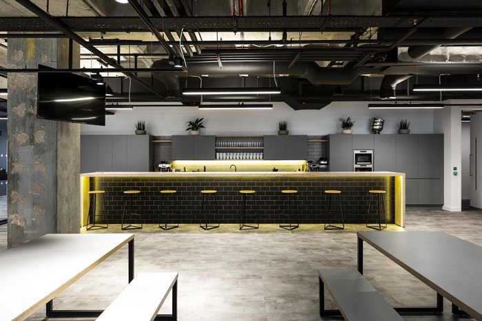 金融科技公司吧臺設(shè)計效果圖