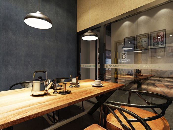 舞蹈培訓機構接待室裝修設計效果圖