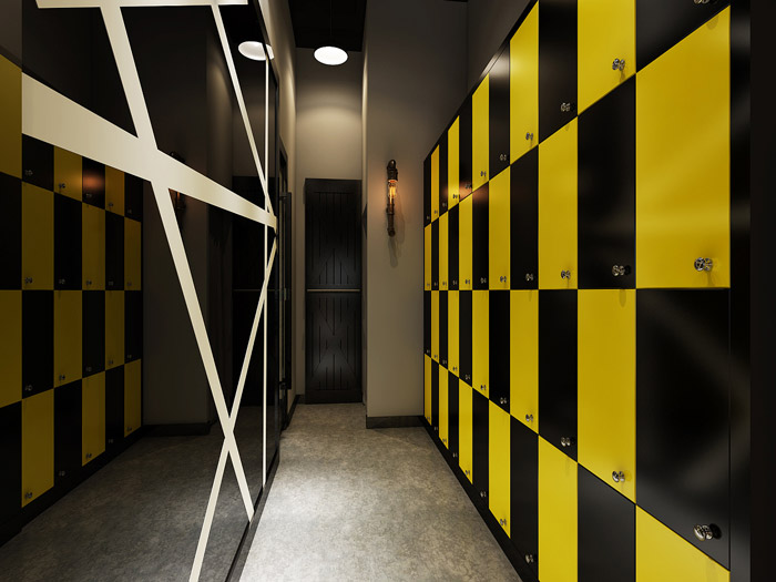 舞蹈培訓機構更衣室裝修設計效果圖