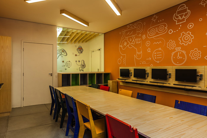 少兒編程培訓機構培訓室裝修設計效果圖