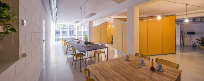 開放式辦公空間辦公區設計效果圖