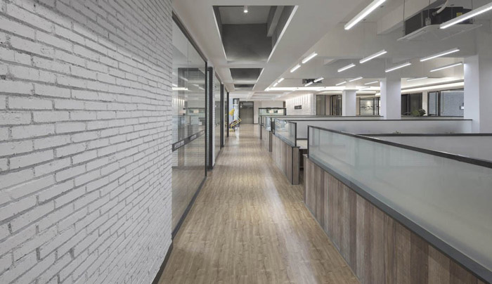 廠房辦公室辦公區(qū)設計裝修效果圖