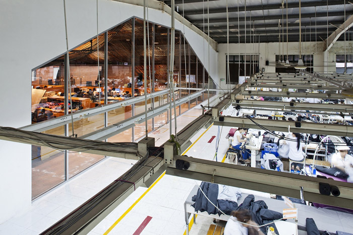 服裝工廠改造辦公室廠區裝修效果圖