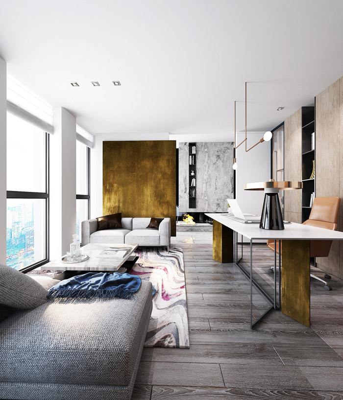 女總裁辦公室裝修設(shè)計(jì)效果圖