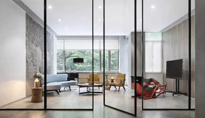 1300平方辦公室休息區(qū)裝修設(shè)計(jì)效果圖