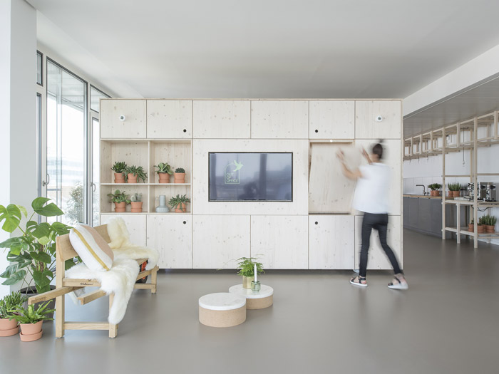 300平方辦公室接待區設計效果圖