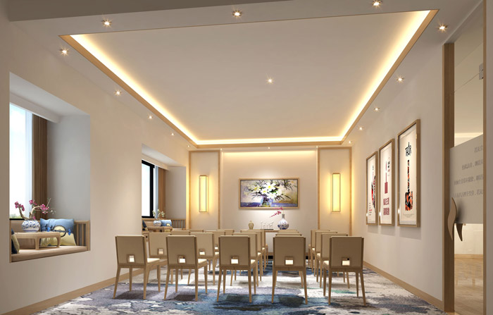 財富管理公司培訓裝修設計效果圖