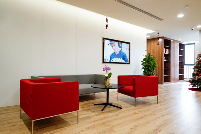 食品公司辦公室接待區裝修設計效果圖