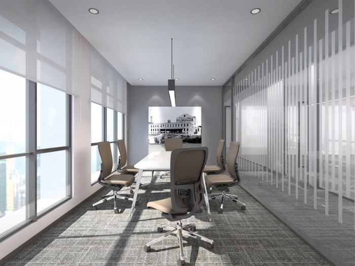 食品公司辦公室洽談室裝修設計效果圖