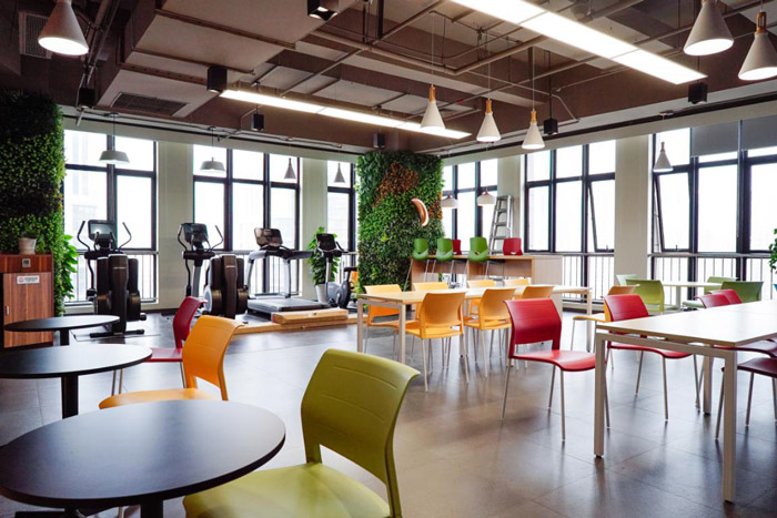 食品公司辦公室休閑區裝修設計效果圖