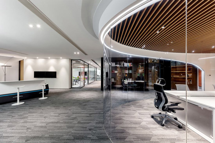 創意辦公室過道裝修效果圖