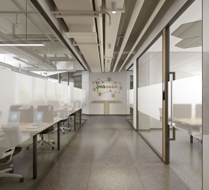 杭州聯合辦公過道裝修設計效果圖