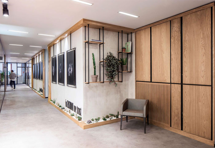 時(shí)裝公司辦公室入口裝修設(shè)計(jì)效果圖