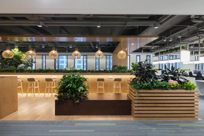 10000平方集團(tuán)辦公室吧臺設(shè)計(jì)方案