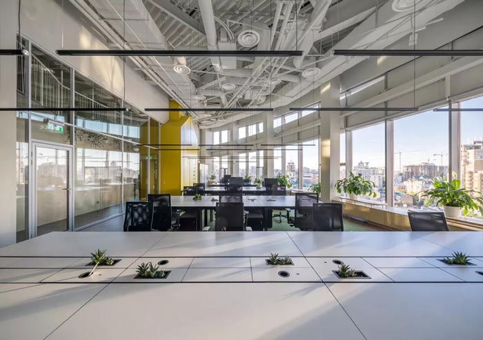 二(2)層辦公室辦公區設計方案