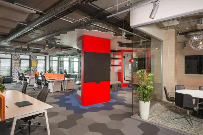 2500平方辦公室辦公區(qū)裝修設(shè)計(jì)效果圖