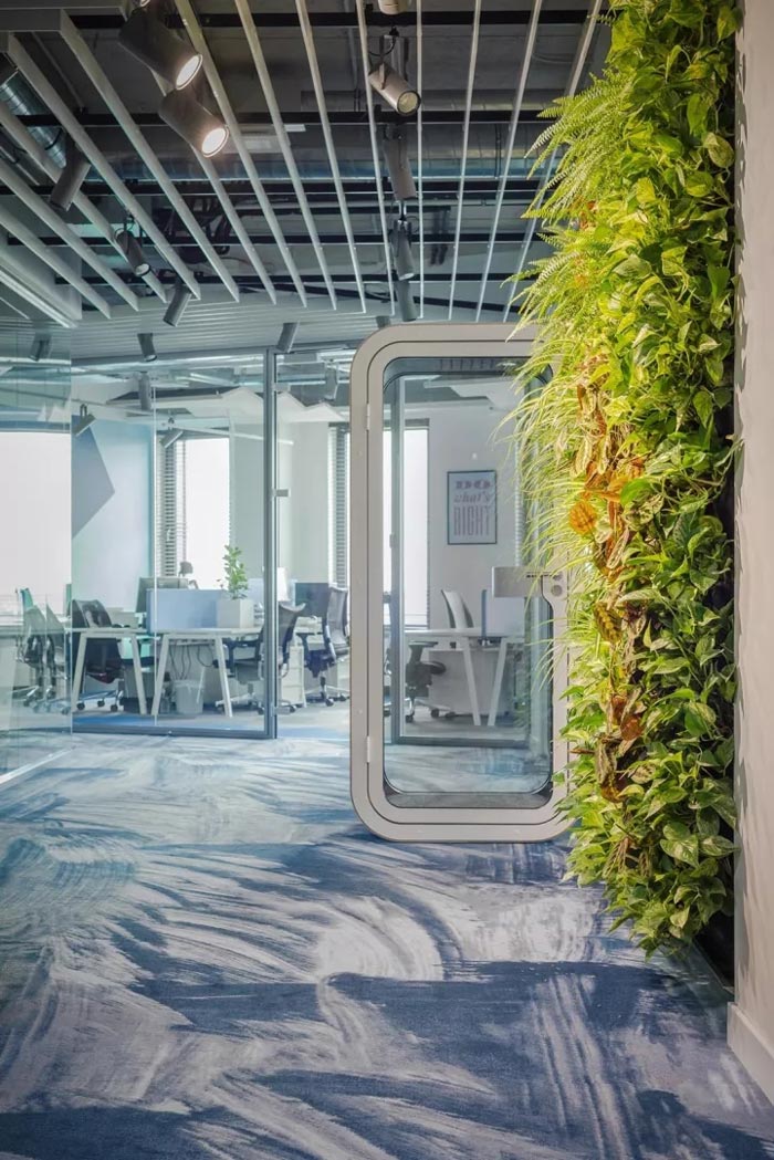 2500平方辦公室過(guò)道裝修設(shè)計(jì)效果圖