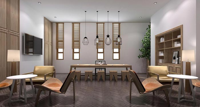 創業孵化器總經理裝修設計效果圖
