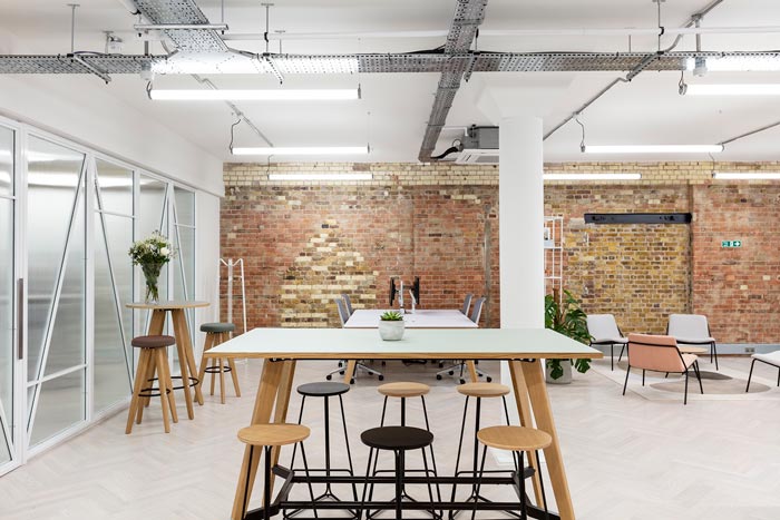 兩層辦公室交流區裝修設計效果效果圖