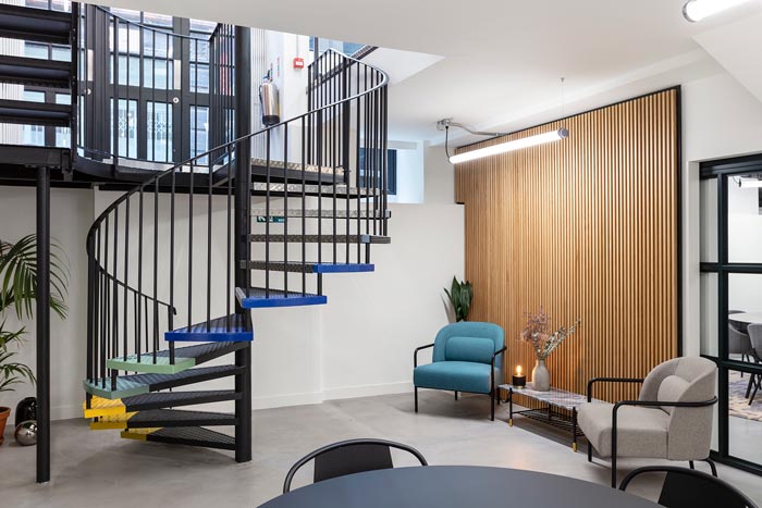 兩層辦公室樓梯裝修設計效果效果圖