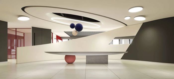 杭州影視行業(yè)上市公司辦公室設(shè)計【1250