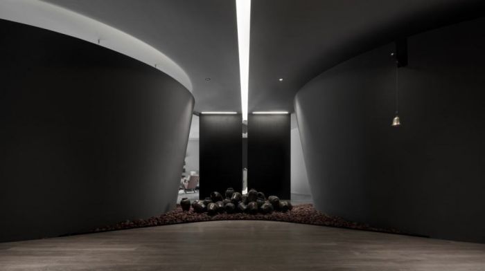 杭州酒業辦公室會客空間室內設計【235